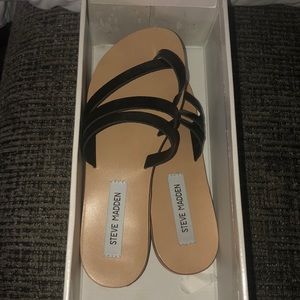New Black Steve Madden Sandals